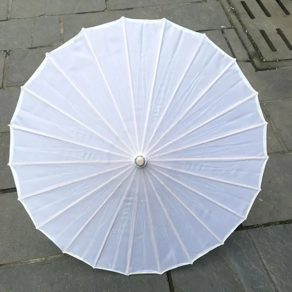 Handmade Silk Cloth Women Umbrella Rain Proof Decorative Chinese Oil Paper Umbrella Waterproof Ancient Dance Umbrella