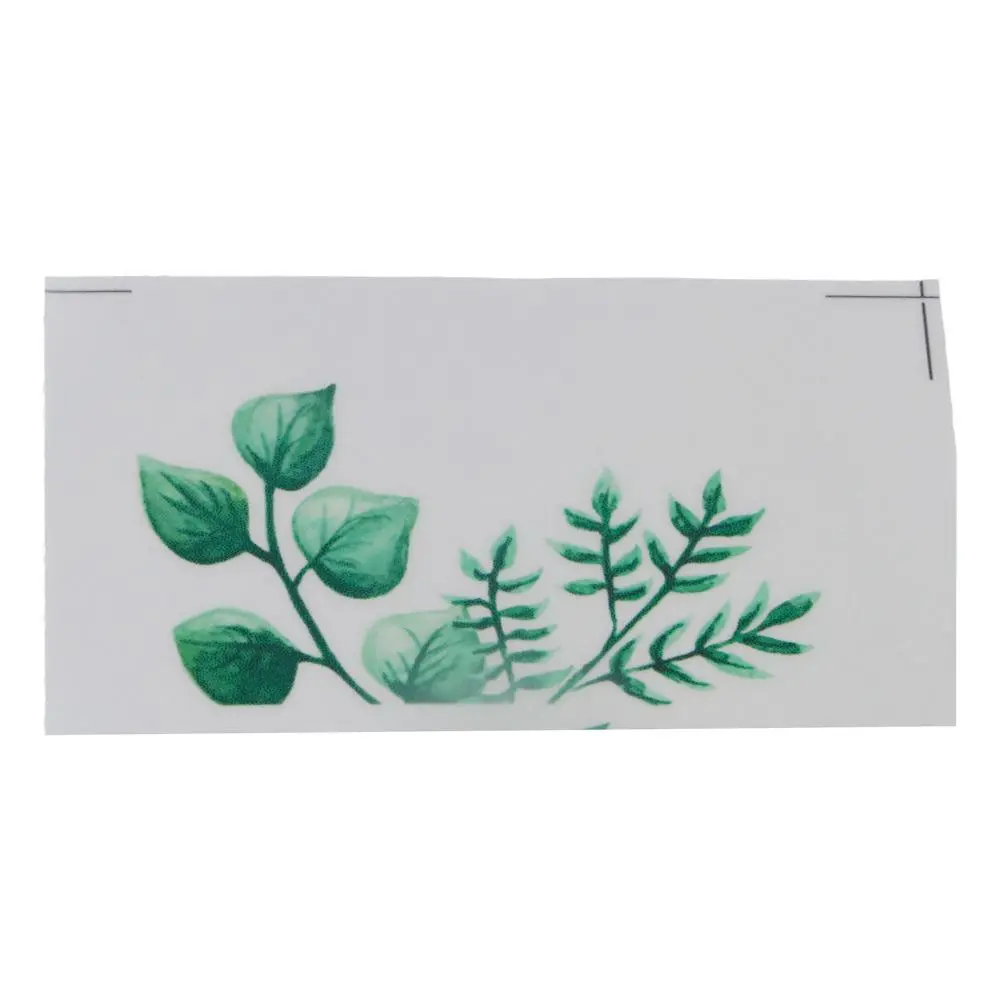 Multiple Styles Plant Flower Switch Sticker Long Lasting Wall Art Green Leaves Plants Sticker Self-adhesive Not Fade Wall Decor