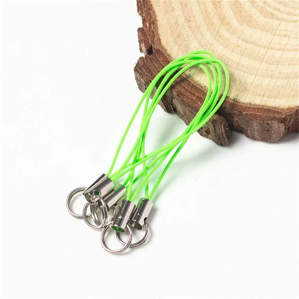 Craft Key Ring Chain Mobile Straps Phone Landyard DIY Keyring Pendant Jump Ring Lanyard Rope Keychains Cord Lanyard Strap Cord