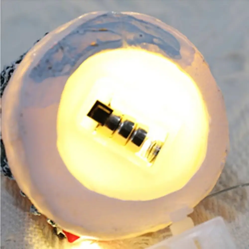 Led Light Christmas Village House Figurines Cartoon Creativity Christmas Town Ornaments DIY Crafts Night Lamp