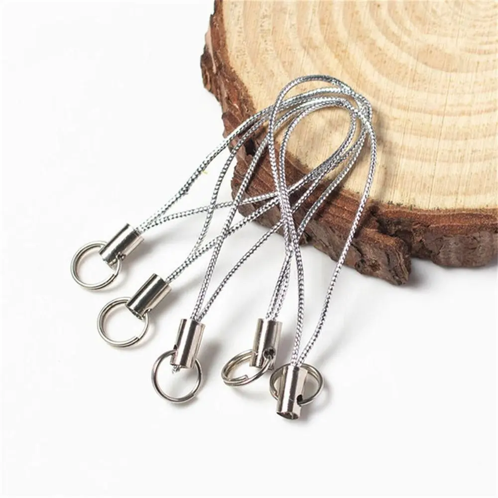 Craft Key Ring Chain Mobile Straps Phone Landyard DIY Keyring Pendant Jump Ring Lanyard Rope Keychains Cord Lanyard Strap Cord