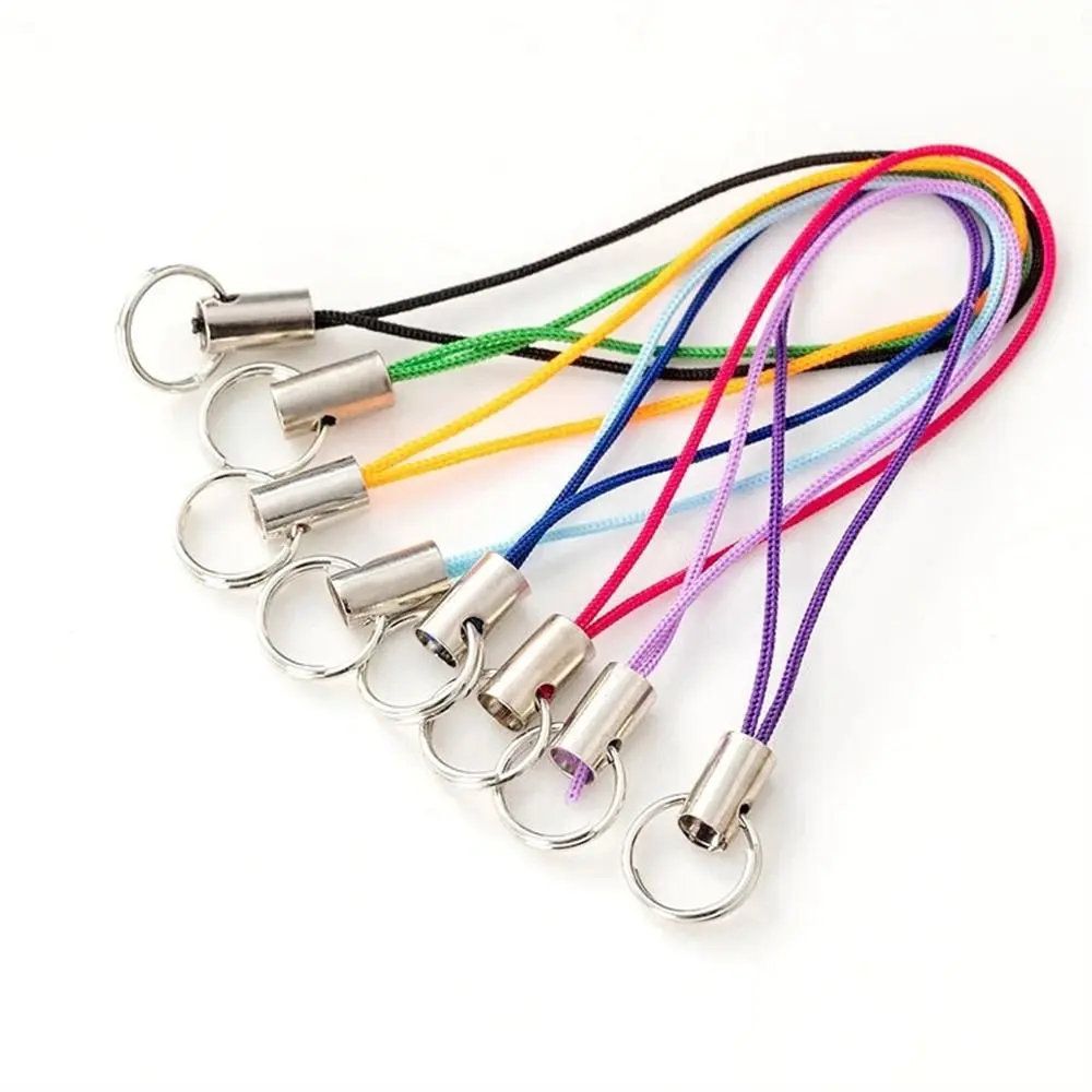 Craft Key Ring Chain Mobile Straps Phone Landyard DIY Keyring Pendant Jump Ring Lanyard Rope Keychains Cord Lanyard Strap Cord