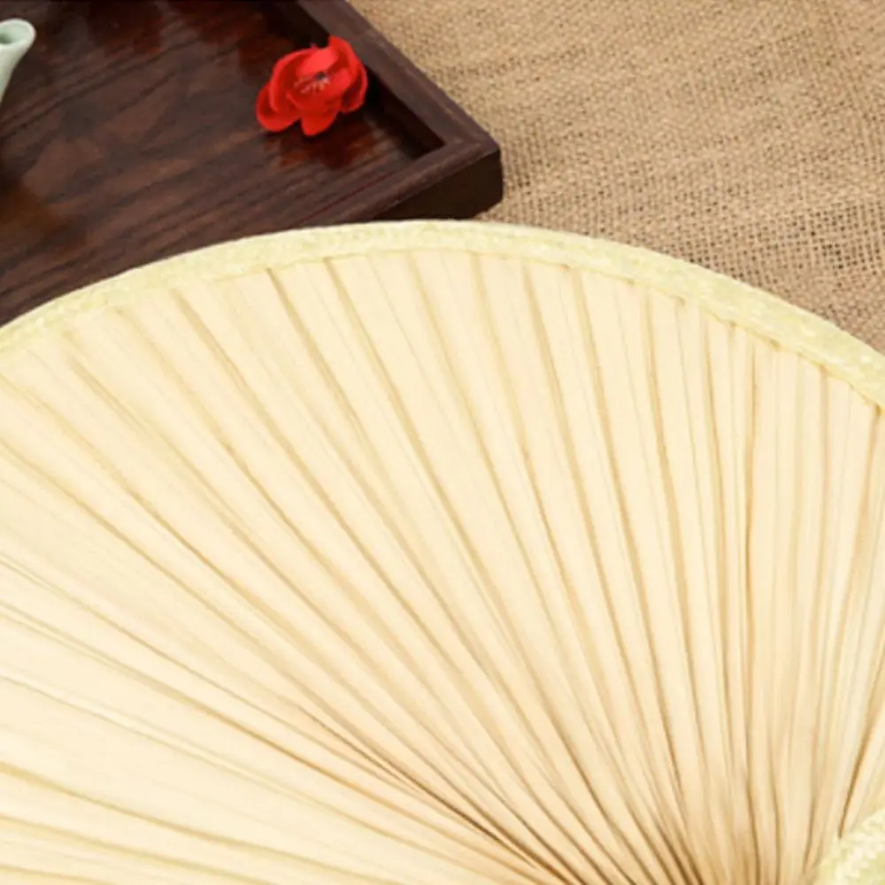 Natural Handmade Hand-woven Summer Bamboo Woven Chinese Style Straw Fan Palm-Leaf Fan Hand Fan Home Decoration