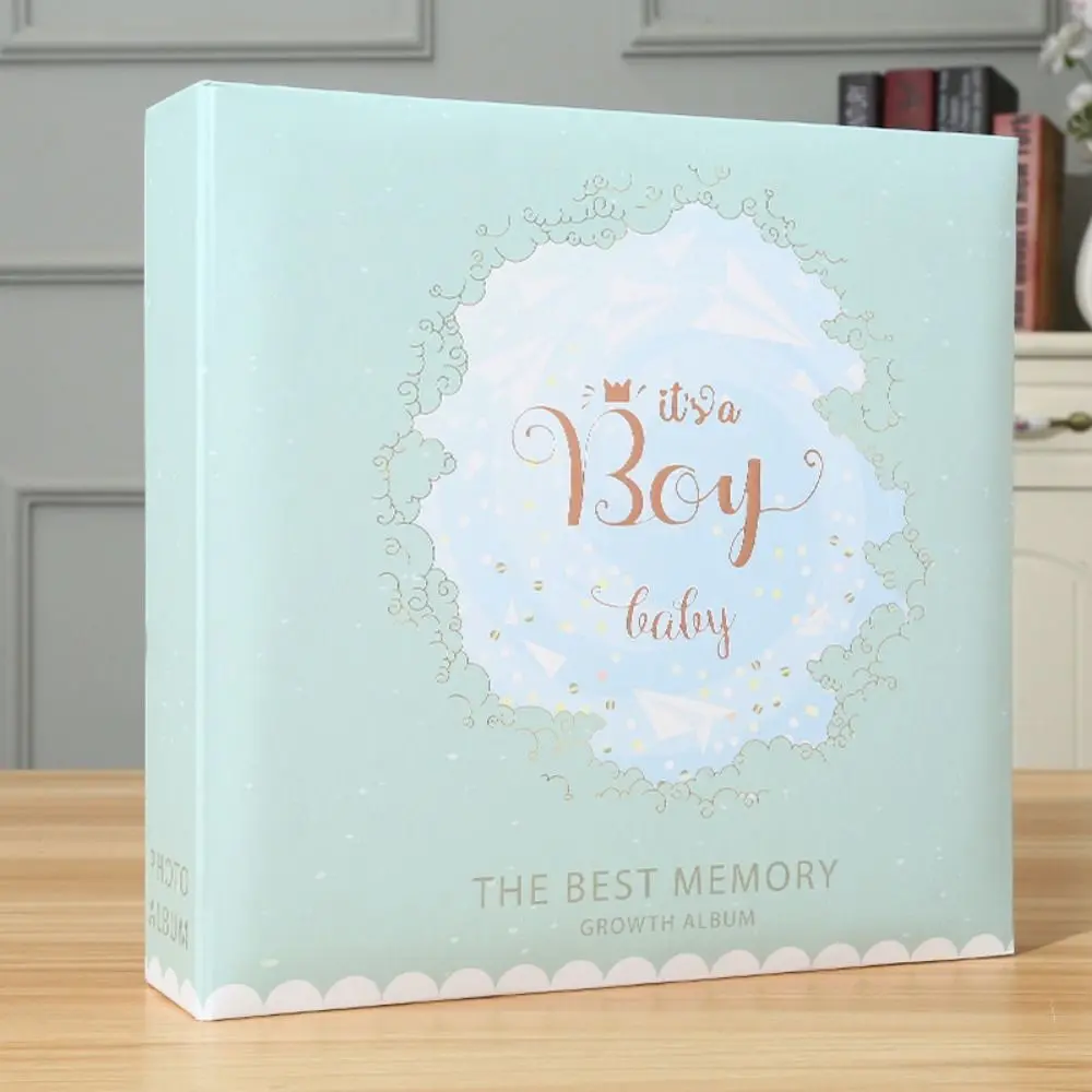50 Page Baby Growth Photo Album 200 Photo Pockets High-capacity 6-inch Photo Album Writable Handcrafts Handwritten Photo Album