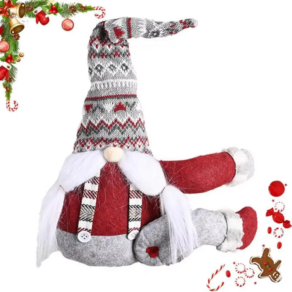 Funny Reusable Christmas Curtain Tieback Hanging Cute Forest Old Man Curtain Buckle Cartoon Santa Curtain Fastener Bedroom