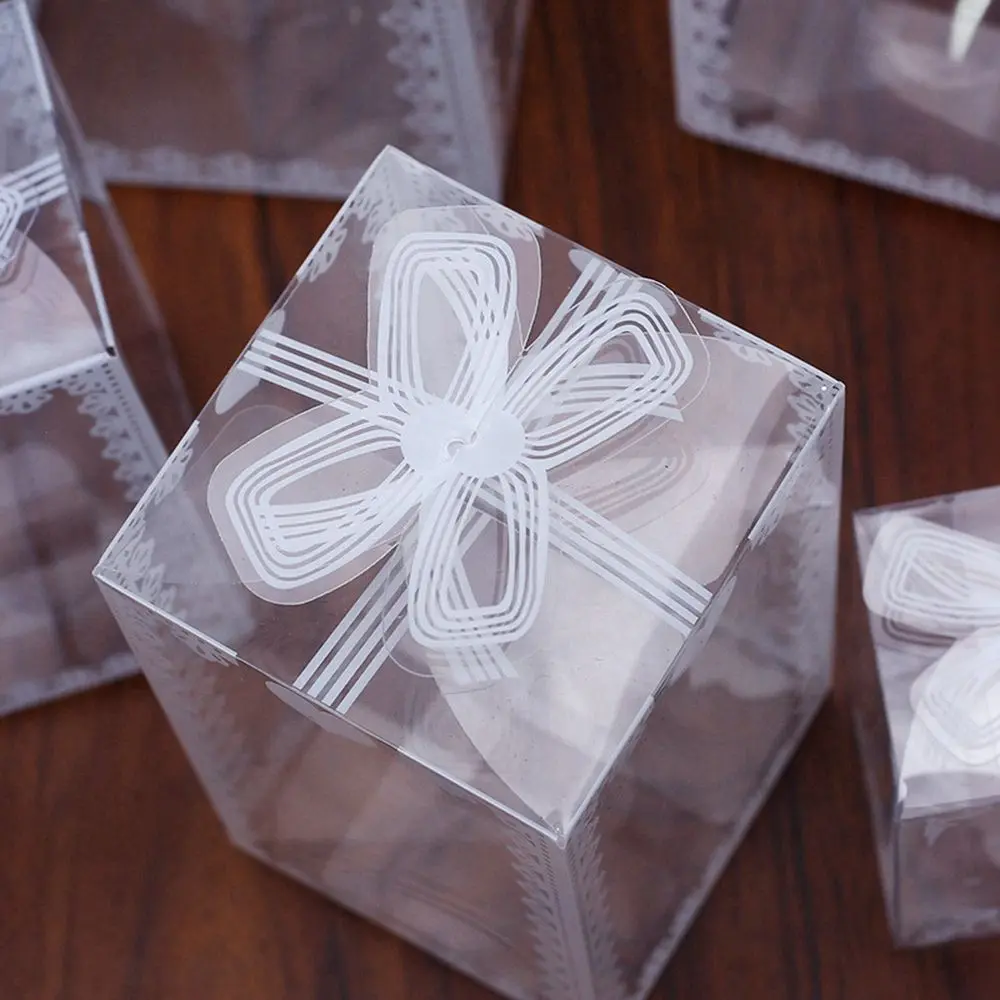 Clear Dragee Christmas Event Party Supplies Candy Holders Cake Packing Wedding Favor Gift Boxes Gift Packaging Box Candy Box