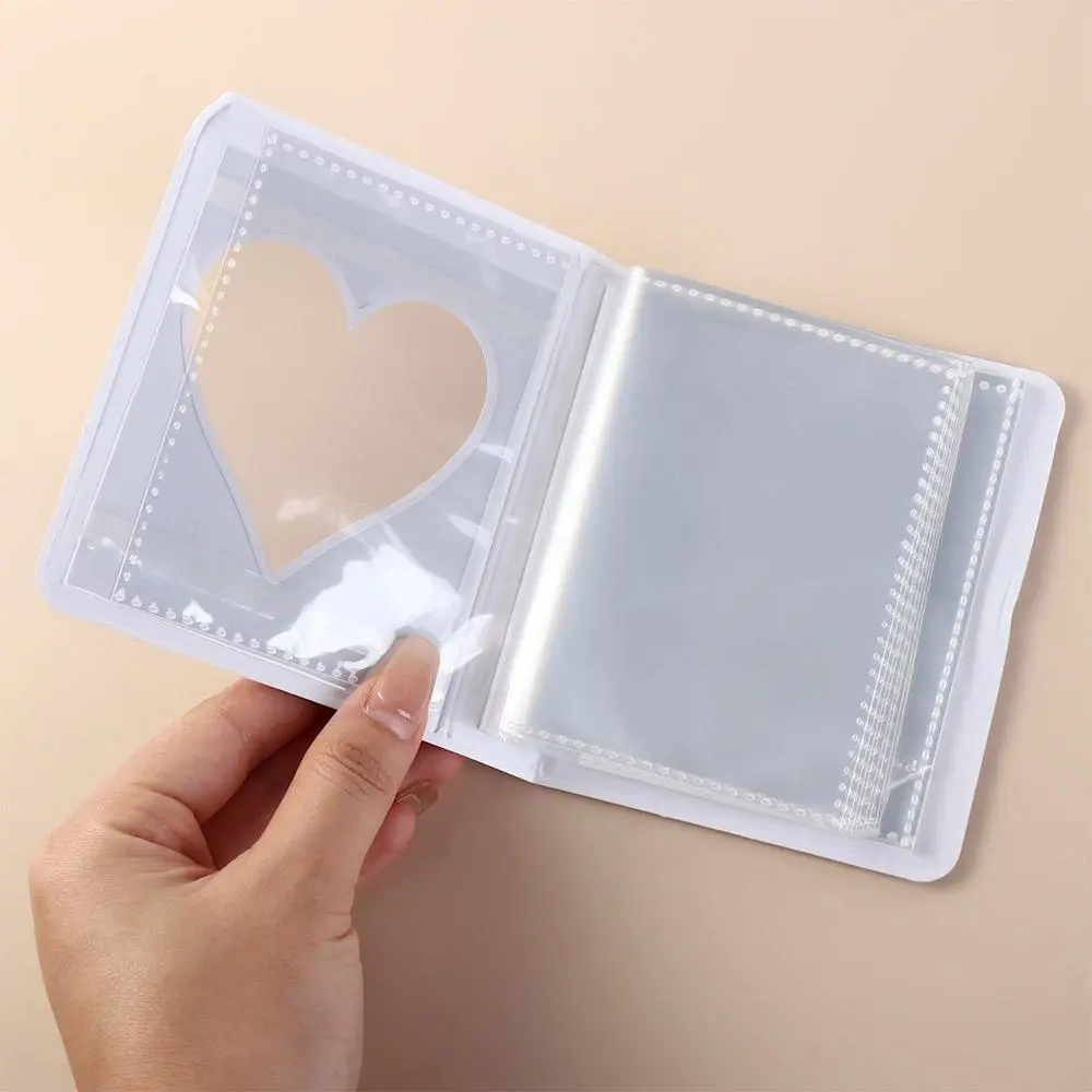 Cute Cartoon Bear Photo Album Ins Waterproof Hollow Picture Storage Case Pastic Anti-scratch Love Heart Photo Album Mini Photo