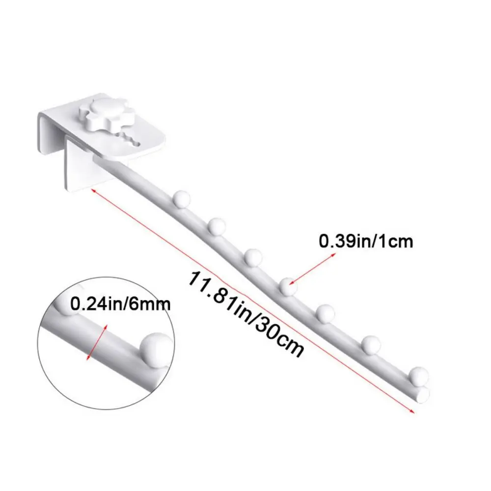 Portable Iron Wall Mount Clothes Hanger Adjustable Black/White Clothes Drying Rack Space Saving Clothes Storage Hangers for Home