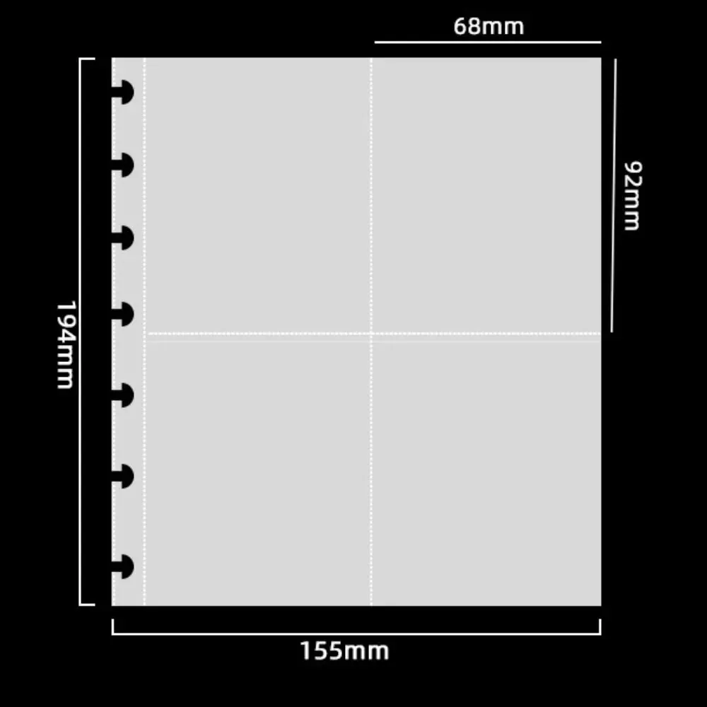 Transparent Acrylic Photo Album 3 Inches Water Ripple Idol Picture Protector Square Delicate Photocard Collection Book
