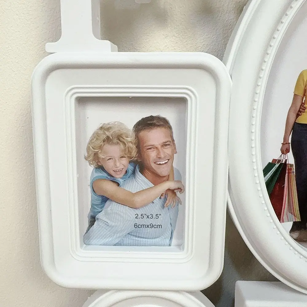 Creative Irregular Family Picture Frame Decorative 6 Pictures DIY Photo Frame Multi-size Wall Hanging Frame Home Decor