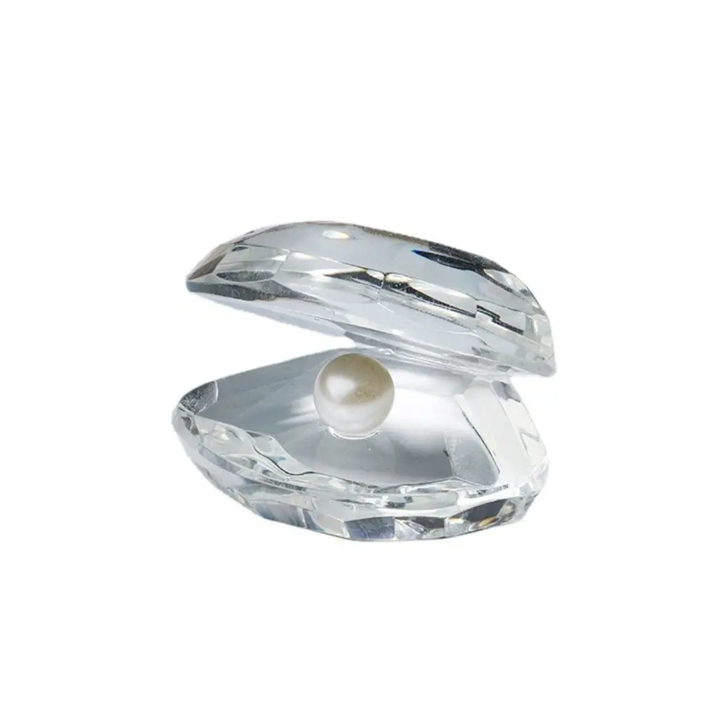 Room Decor Exquisite Crystal Pearl Clam Creative Artificial Crystal Crafts Unique Desktop Ornament Valentines Day