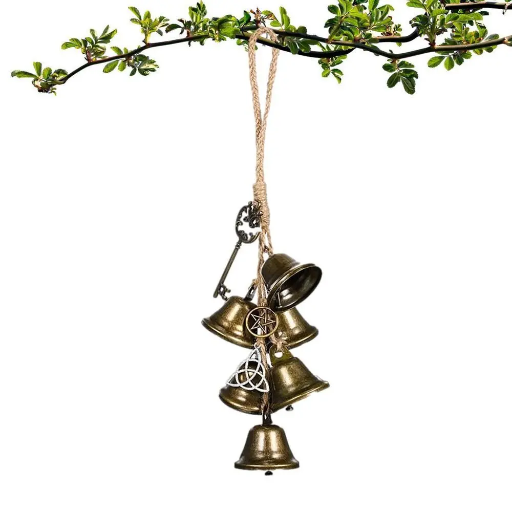 Creative Handmade Witch Bell Wind Chime Vintage Retro Hanging Witch Bell Door Handle Pendant Garden