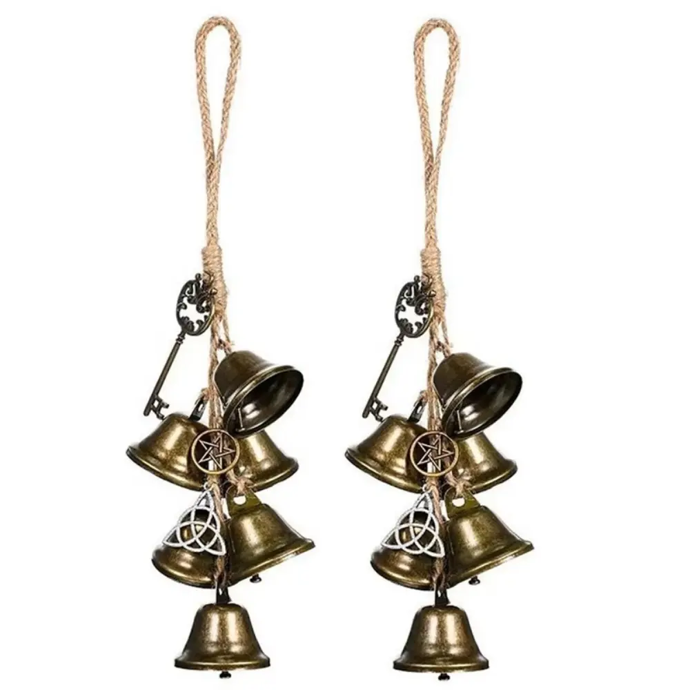 Creative Handmade Witch Bell Wind Chime Vintage Retro Hanging Witch Bell Door Handle Pendant Garden