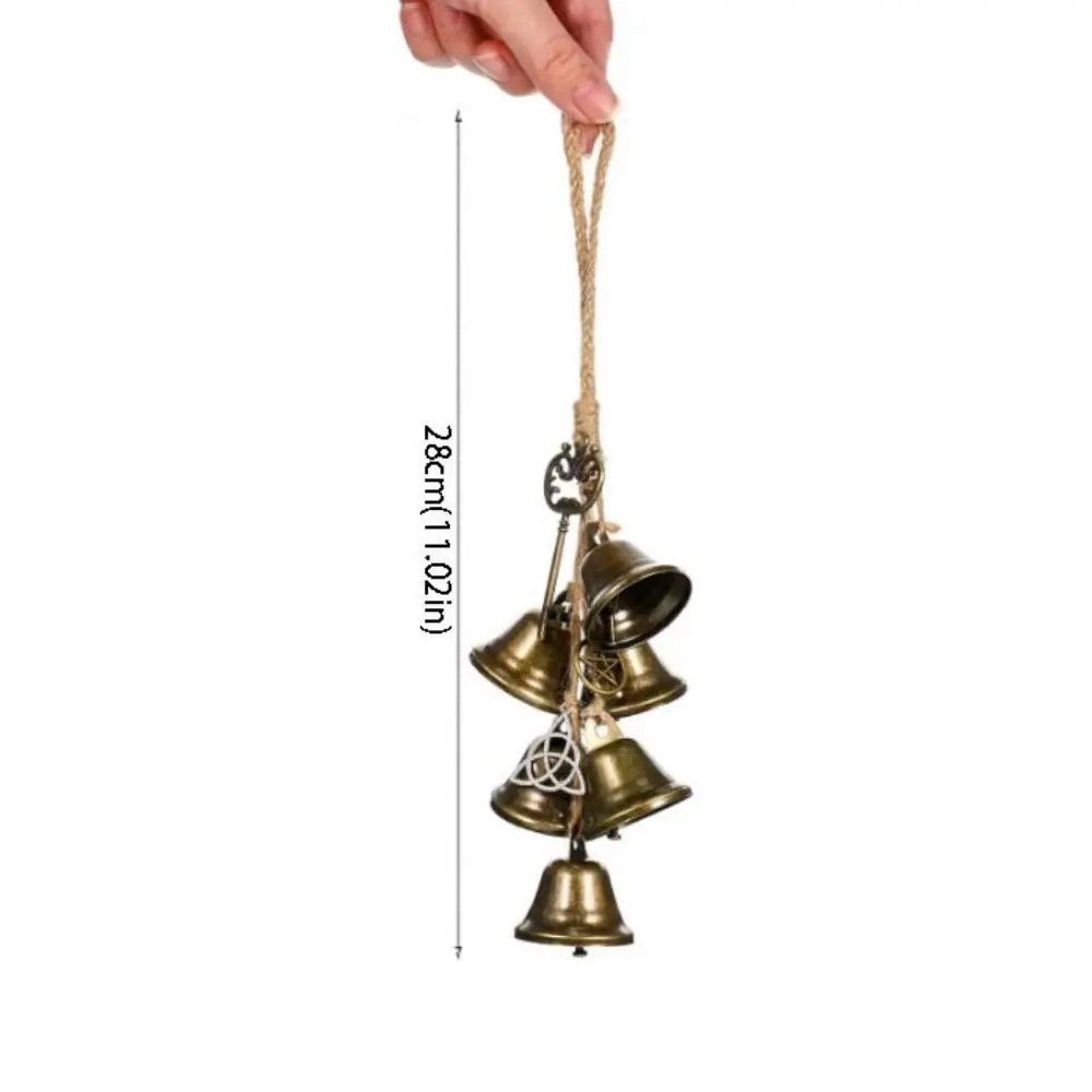 Creative Handmade Witch Bell Wind Chime Vintage Retro Hanging Witch Bell Door Handle Pendant Garden