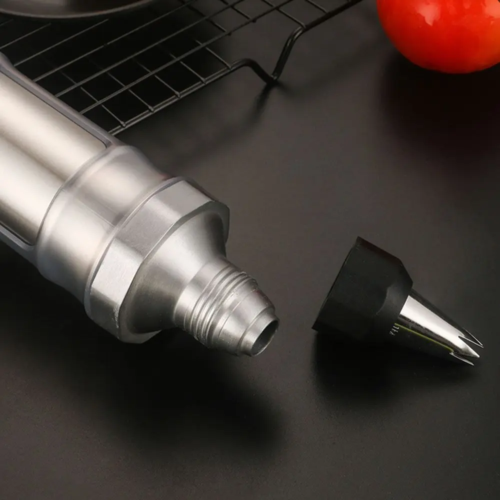 Stainless Steel Dessert Piping Set Wear Resistant Non Stick Cake Icing Decorating Tools Food-grade 6 Nozzles Cookie Making Tools
