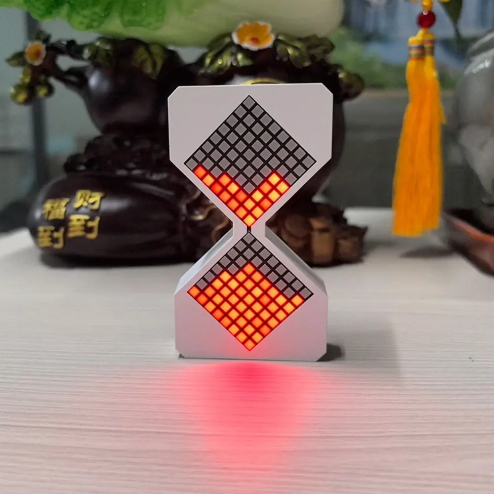 Cyber Style LED Electronic Hourglass with Gravity Sensing Technology Sense DIY Digital Sand Clock Home Decoration 1-30 Min Timer