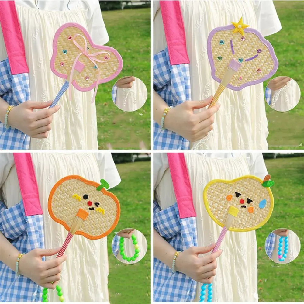 Bag Decoration Pendant Cute Pu Fan Handmade Portable Banana Fan Colorful Durable Decorative Craft Fan Travel