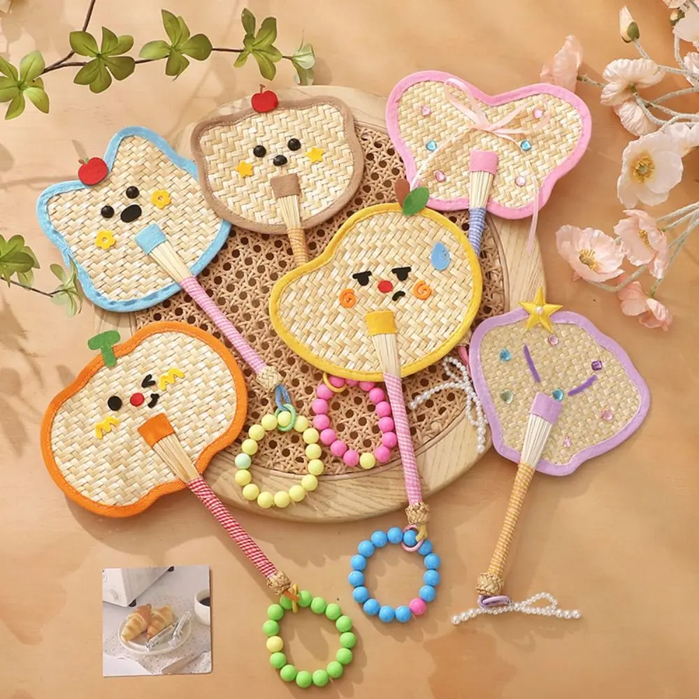 Bag Decoration Pendant Cute Pu Fan Handmade Portable Banana Fan Colorful Durable Decorative Craft Fan Travel