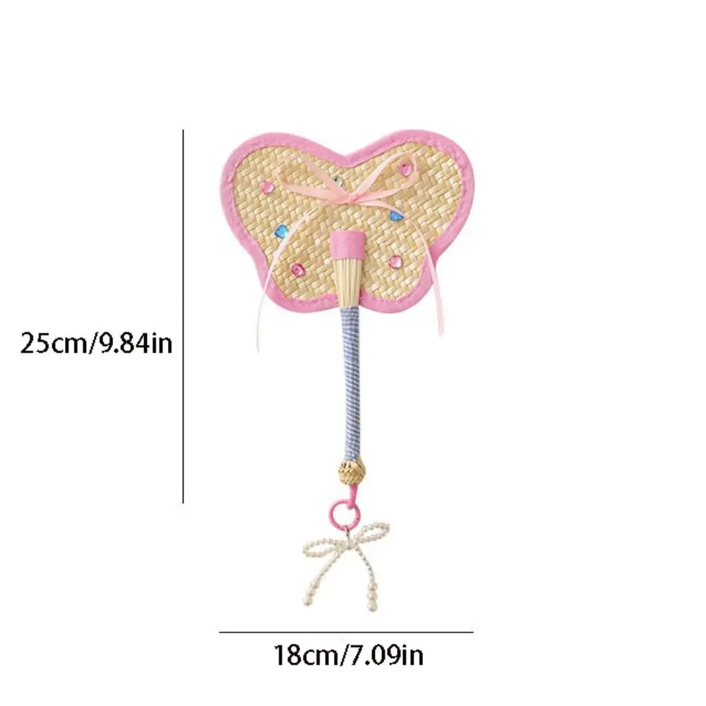 Bag Decoration Pendant Cute Pu Fan Handmade Portable Banana Fan Colorful Durable Decorative Craft Fan Travel