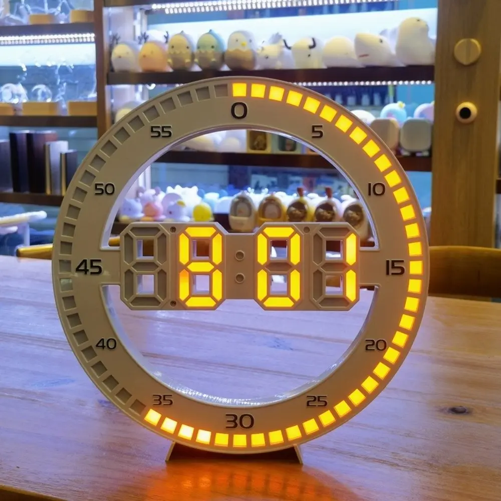 Modern Led Digital Wall Clock Portable Wall Mounted Luminous Wall Clock Jumping Seconds Jump Second Clock Office