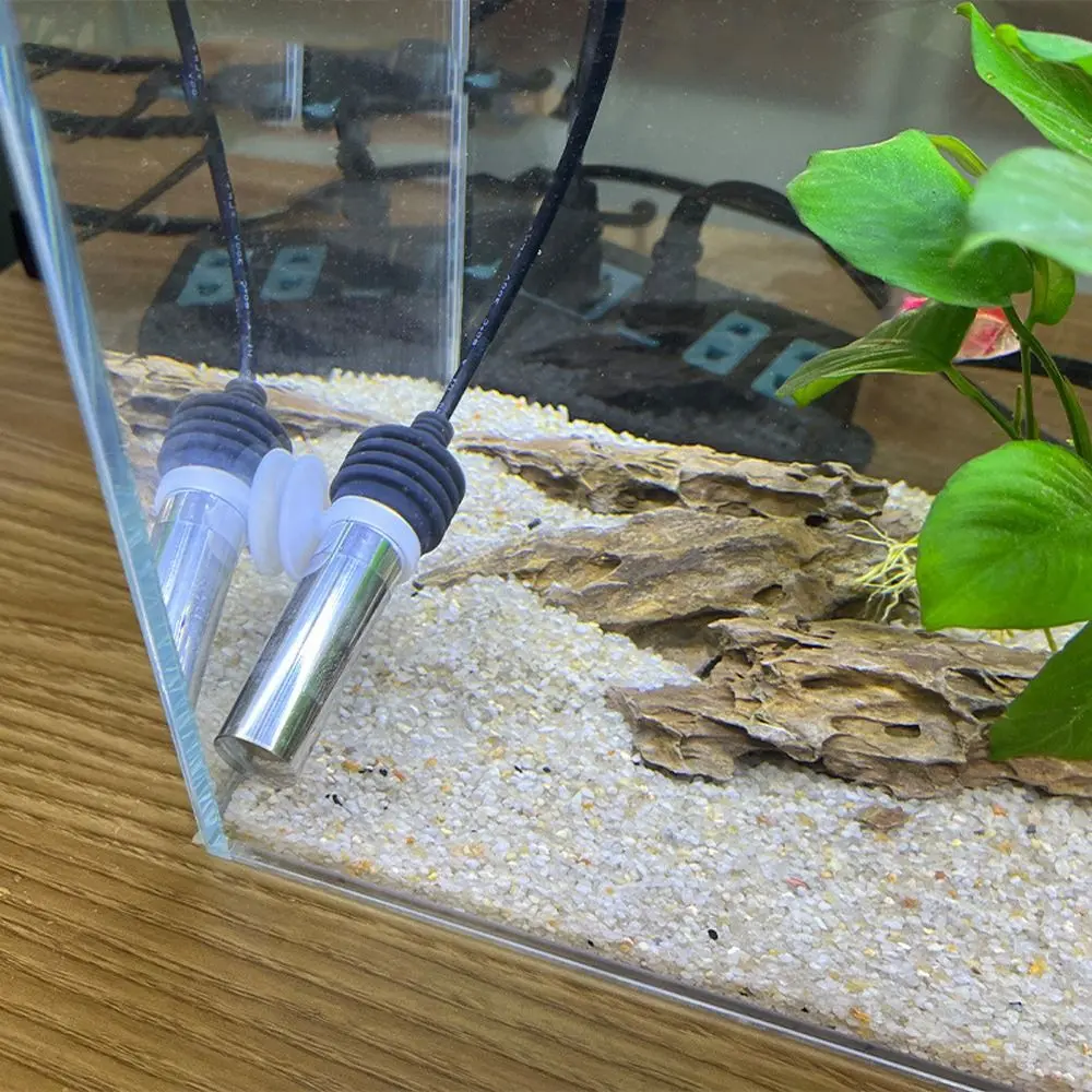 17-34°C Aquarium Submersible Heater Digital Display Adjustable Temperature Control Fish Tank Heater 25W-75W Aquarium Thermostat