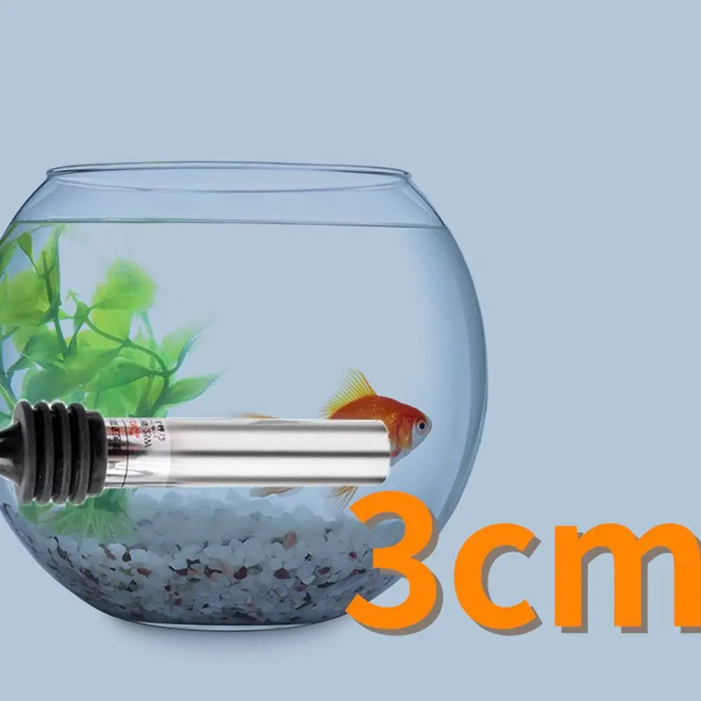 17-34°C Aquarium Submersible Heater Digital Display Adjustable Temperature Control Fish Tank Heater 25W-75W Aquarium Thermostat