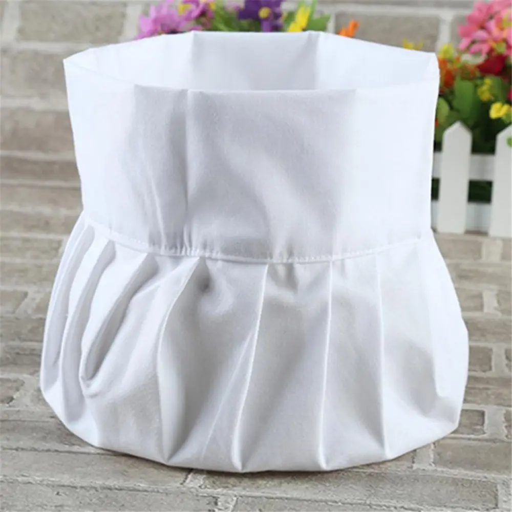 Cafe Restaurant Baker Uniform BBQ Grilling Cook Chef Hat
