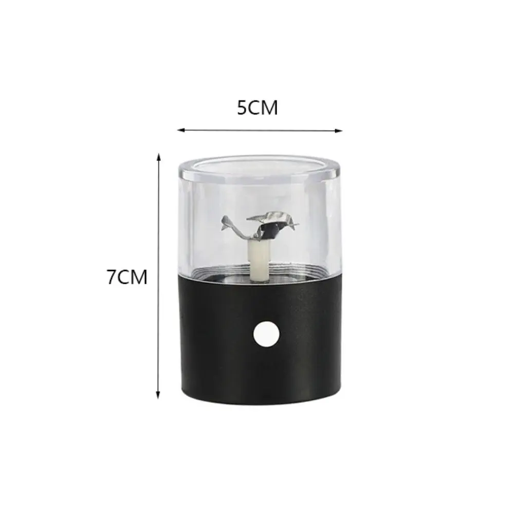 USB Charging Electric Herb Grinder High Hardness Blade Acrylic Herb Crusher Labor-saving Efficient Seasoning Grinder Household