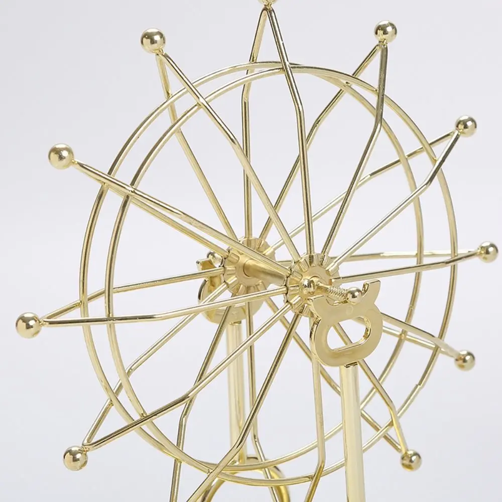 Perpetual Classic Alloy Craft Bookcase Decoration Rotation Home Decor Desk Ornaments Perpetual Motion Ferris Wheel Ornament Toy