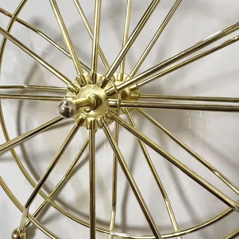 Perpetual Classic Alloy Craft Bookcase Decoration Rotation Home Decor Desk Ornaments Perpetual Motion Ferris Wheel Ornament Toy
