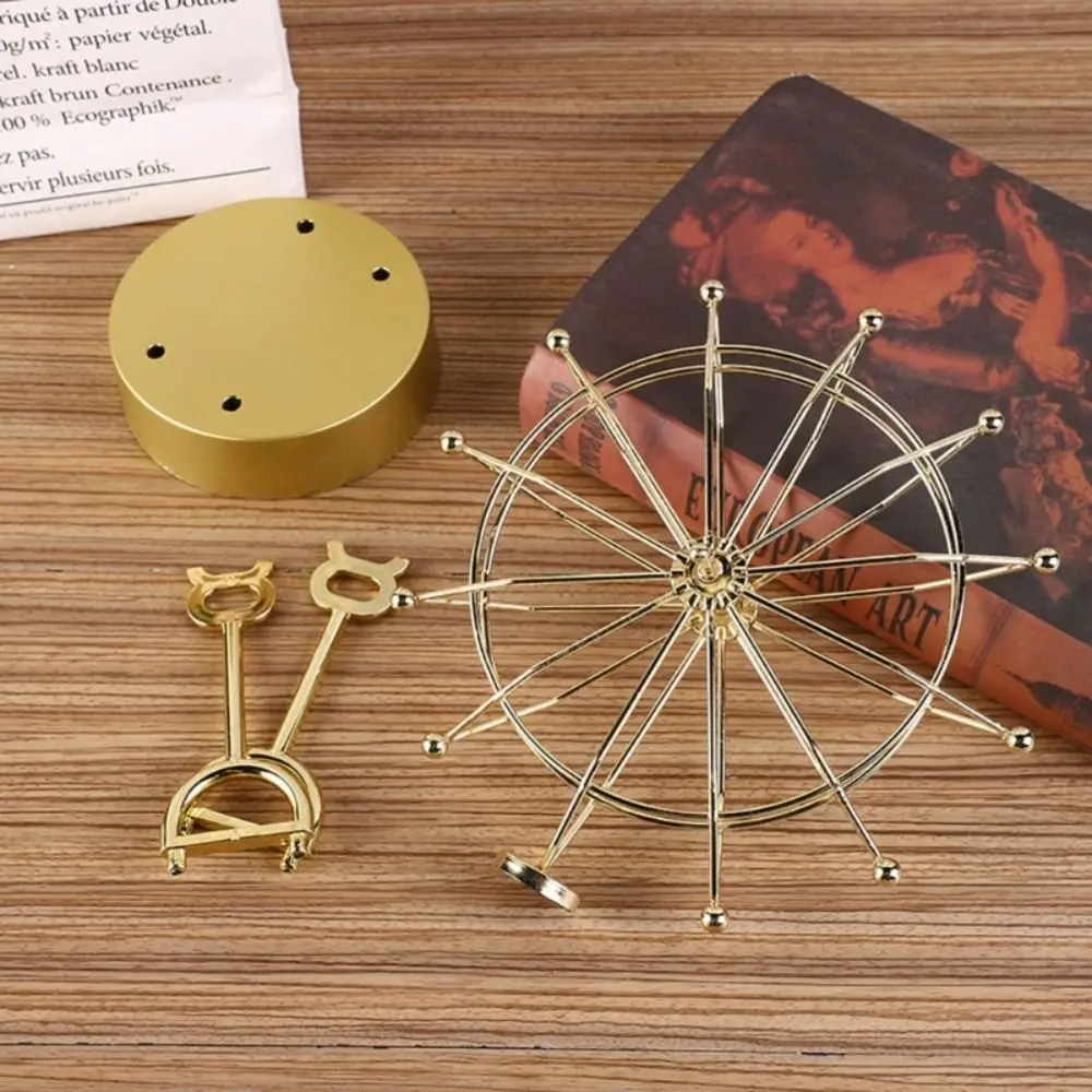 Perpetual Classic Alloy Craft Bookcase Decoration Rotation Home Decor Desk Ornaments Perpetual Motion Ferris Wheel Ornament Toy