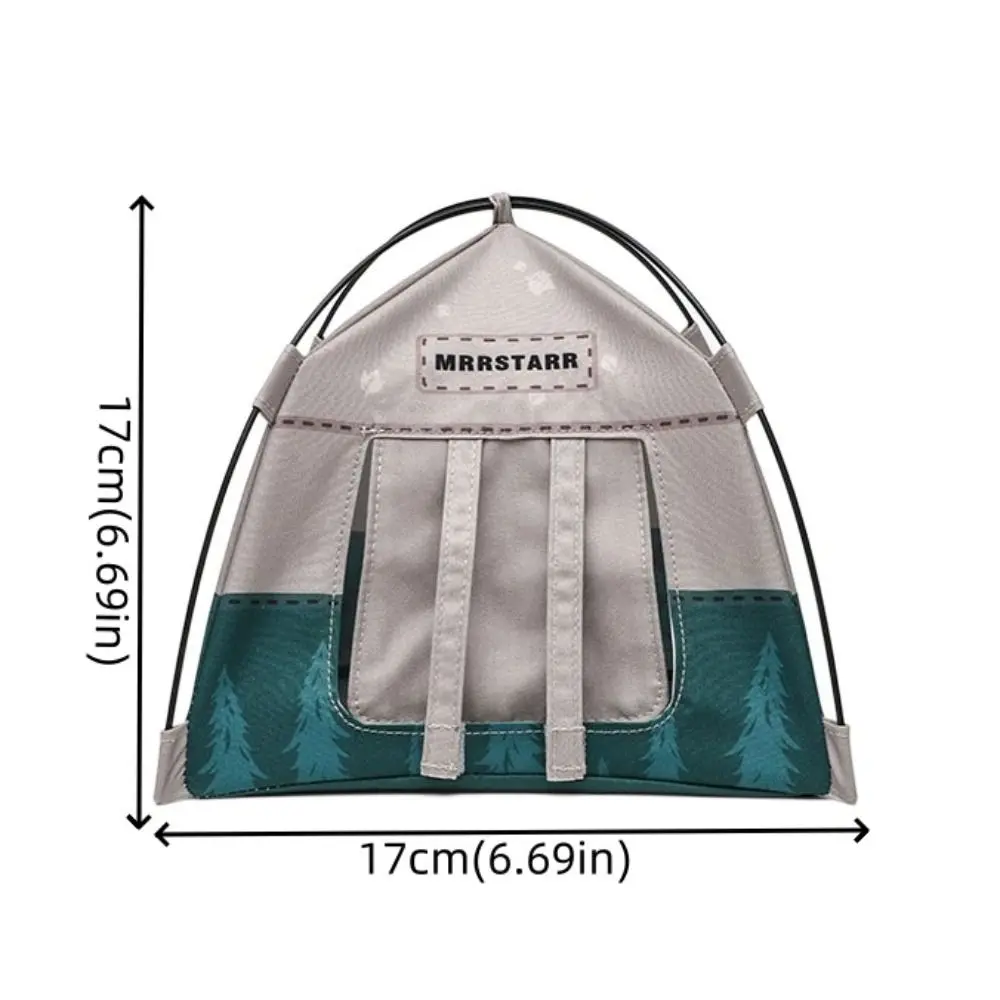 1:12 Scale Camping Tent Model Oxford Cloth Miniature Simulated Outdoor Tent Ob11 Doll Decoration Doll Small Tent Photo Props