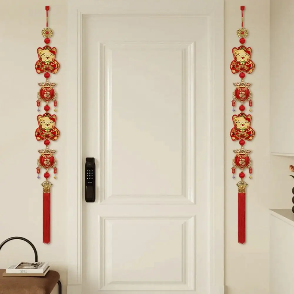 Traditional Spring Festival Decoration Pendant Reusable Exquisite New Year Ornaments Creative with Tassel Chinese Knot Hanging
