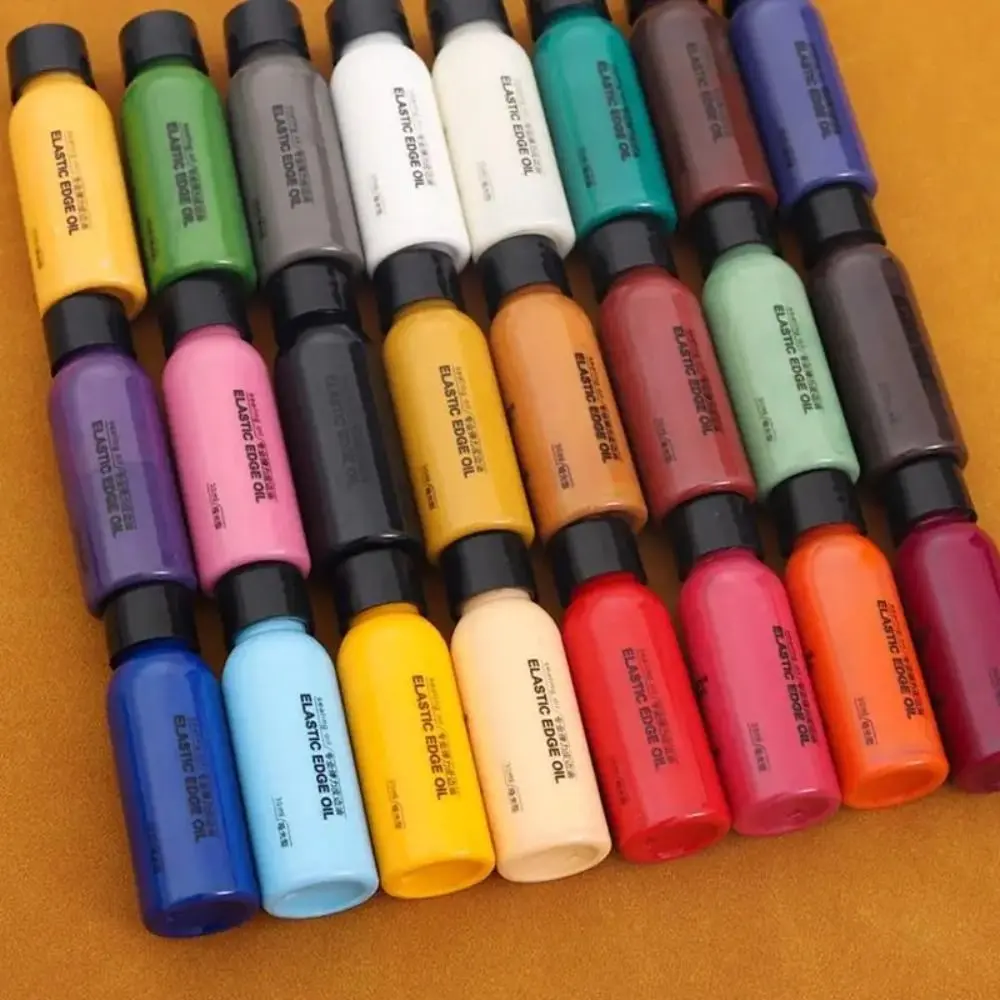 30ml Leather Edge Paint Oil Dye Dressing Color Coats Leather Edge Oil Finish Finishing Agent Colorful Leather Shoe Edges Pigment