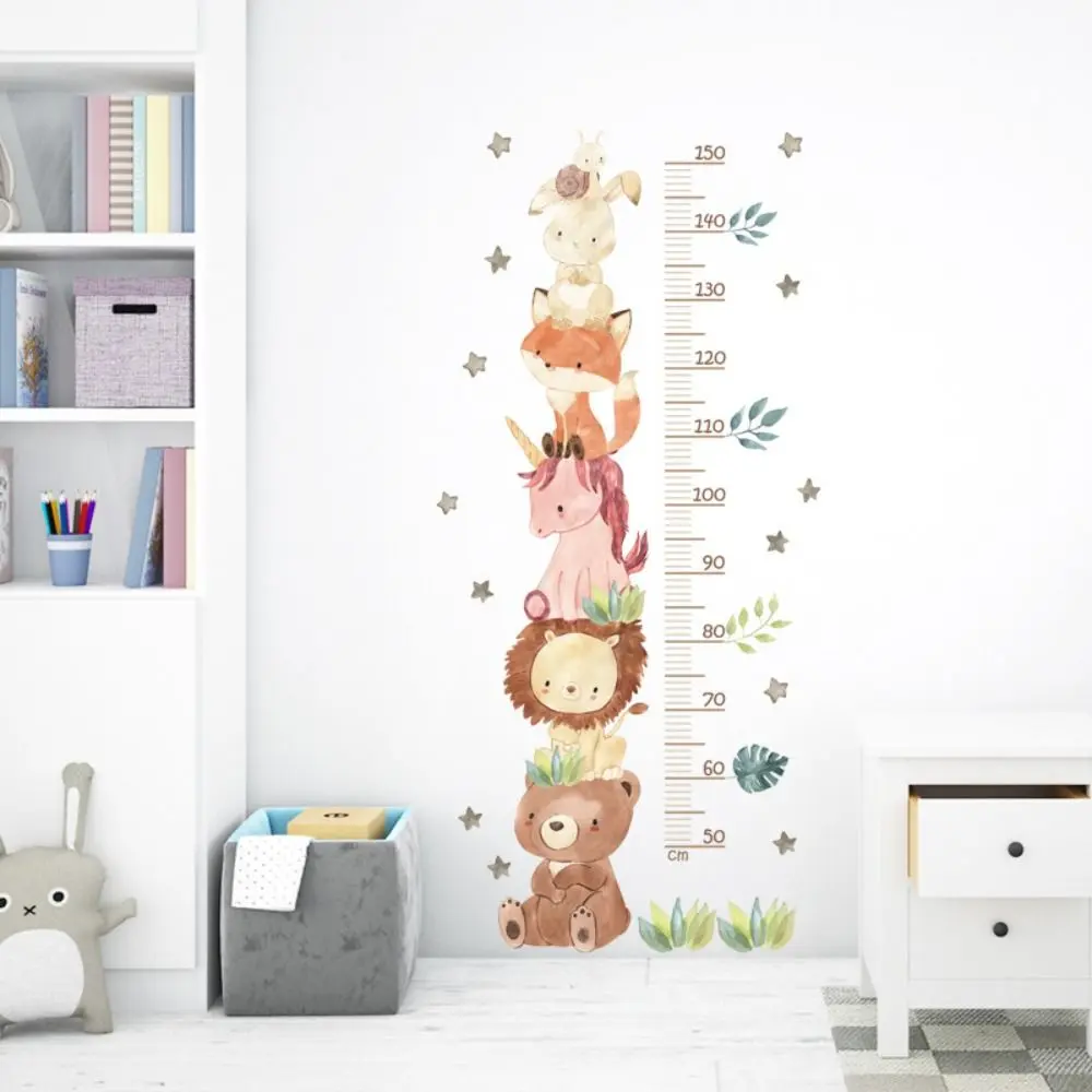 Easy To Use Creative For Wall Height Measurement Cute Cartoon DIY Art Mural Nursery Room Sticker Wall Decals Wall Sticker