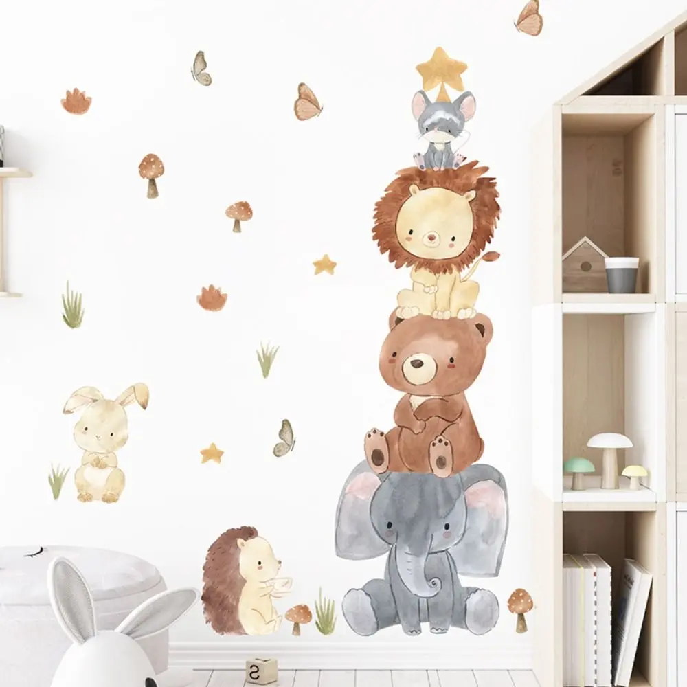 Easy To Use Creative For Wall Height Measurement Cute Cartoon DIY Art Mural Nursery Room Sticker Wall Decals Wall Sticker