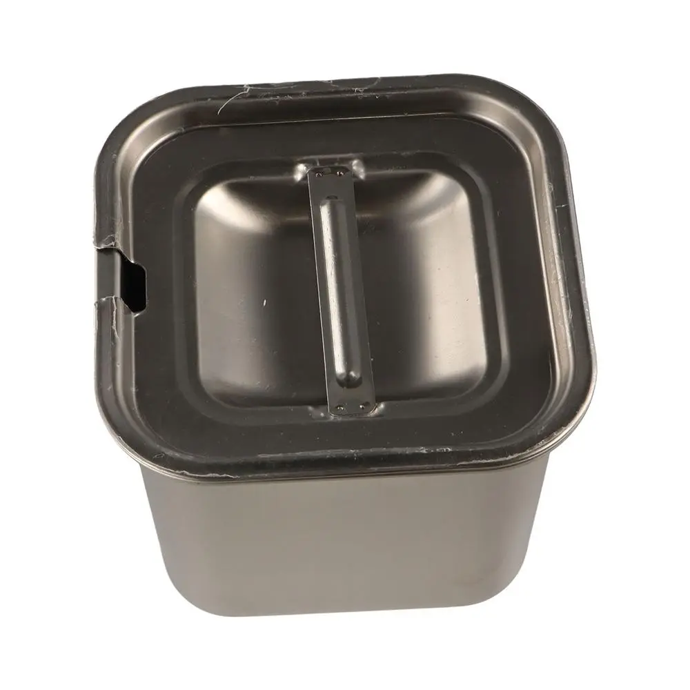 Rust Resistant Frozen Yogurt Container Large Capacity Dustproof Stainless Steel Condiment Jar Reusable 4Size Food Storage Box