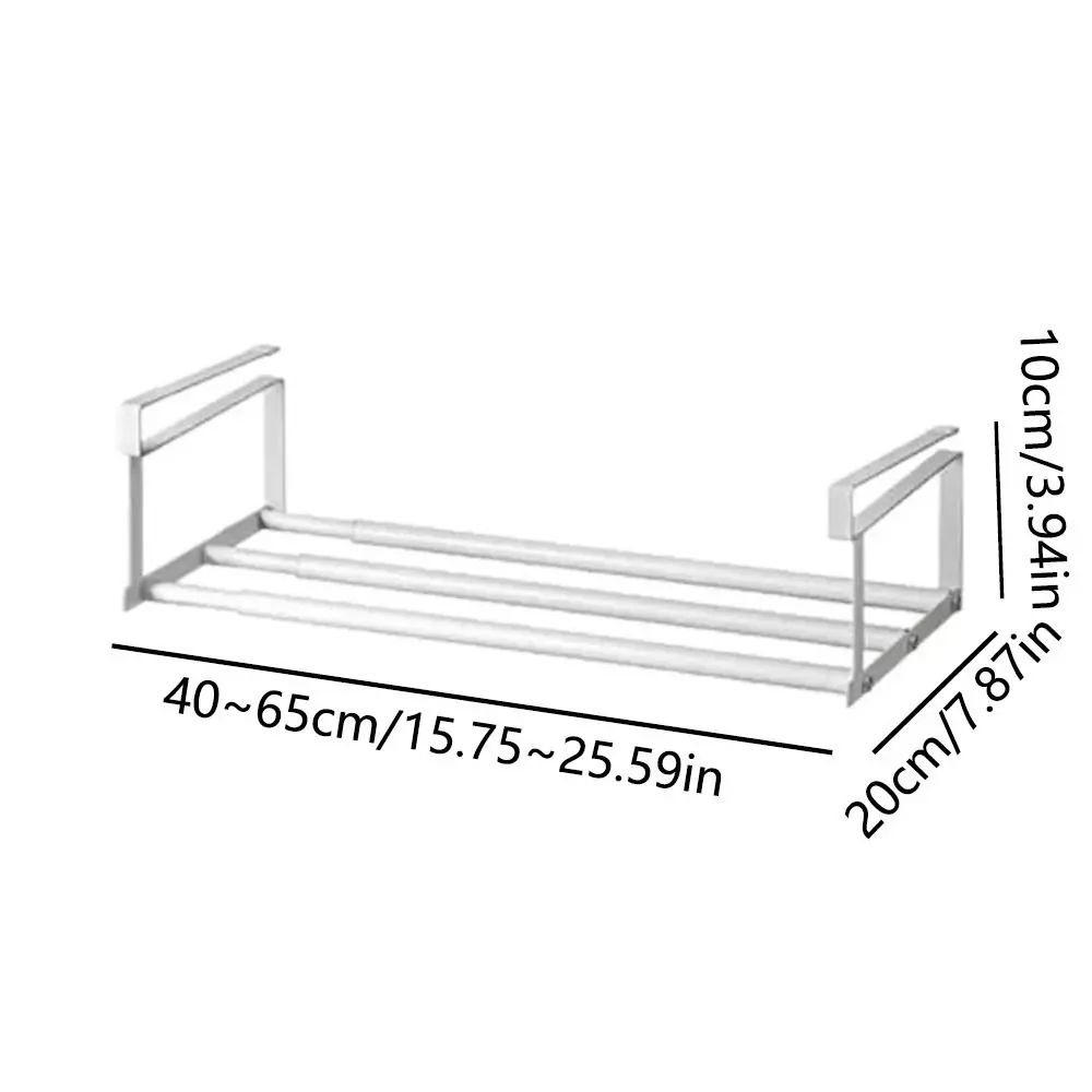 Portable Shoe Storage Rack Under Hanging Large Capacity Retractable Shoe Cabinet Layered Partition Holders Easy To Install