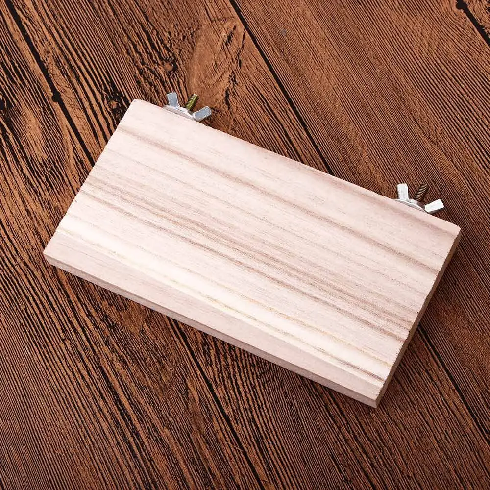 Chinchilla Hamster Cage Budgie Mice Wooden Toys Cockatiel Bird Perches Platform Wood Stand Platform Pet Supplies Parrot Rack