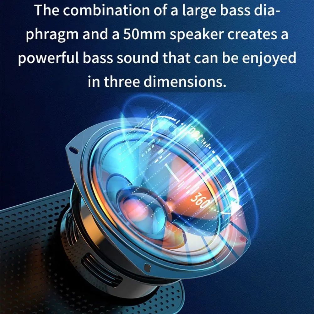 5-in-1 FM Radio Alarm Clock LED Digital Display Reminder Small Digital Clock Sleep Timer Speaker Digital Table Calendar