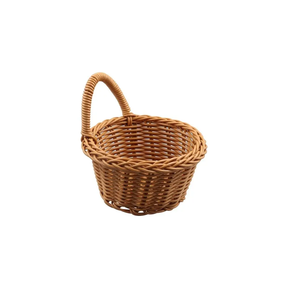 Hanging Vegetable Fruit Storage Baskets Woven Hangable Design Wall Shelf Basket Plastic Durable Garden Plant Baskets