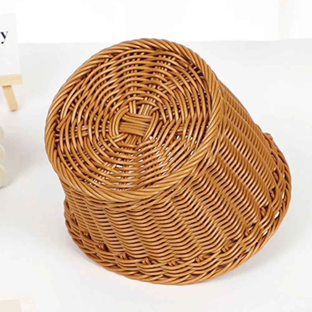 Hanging Vegetable Fruit Storage Baskets Woven Hangable Design Wall Shelf Basket Plastic Durable Garden Plant Baskets