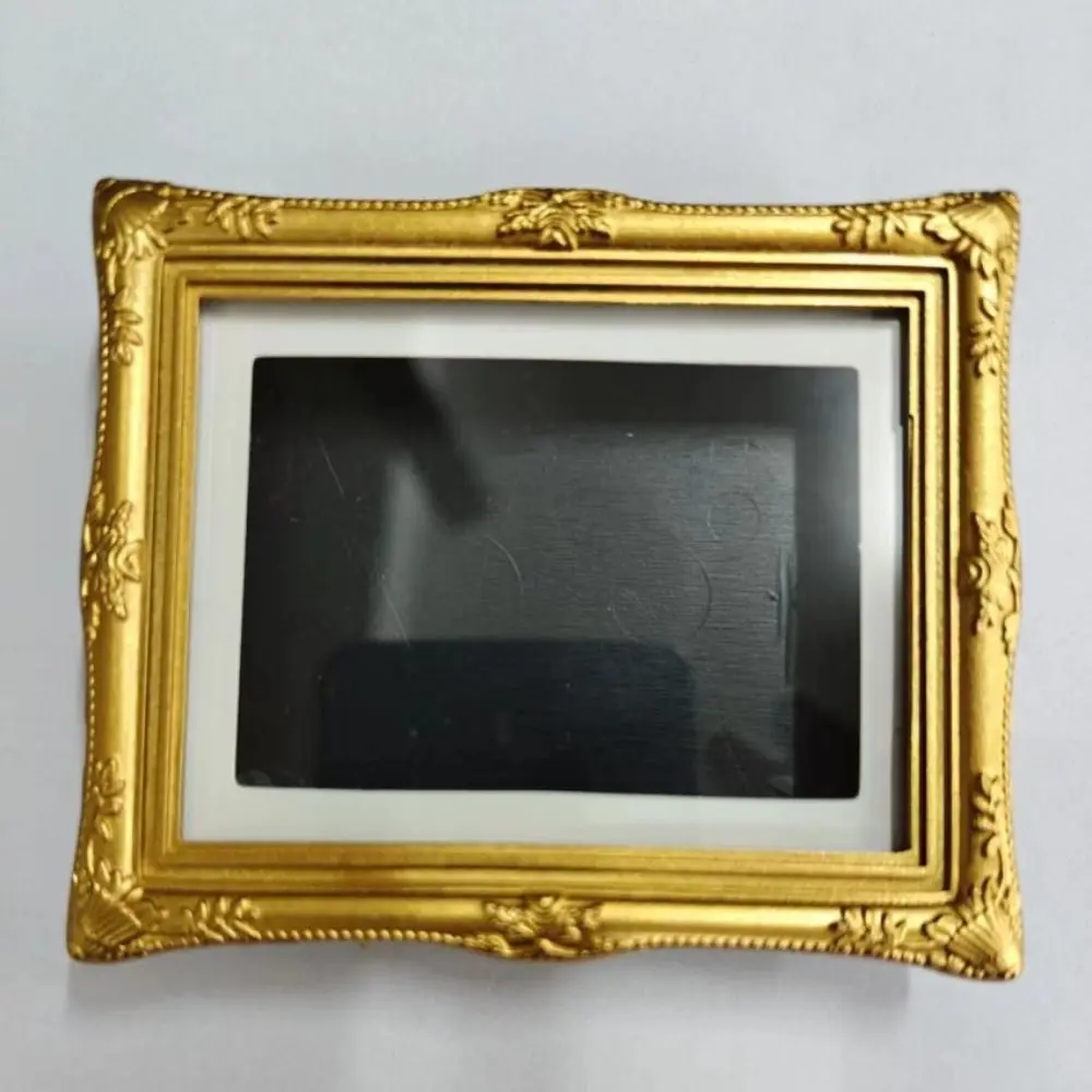 DIY Magnetic Refrigerator Photo Frame Creative Vintage Refrigerator Magnets Desktop Ornament Detachable Painting Picture Frame