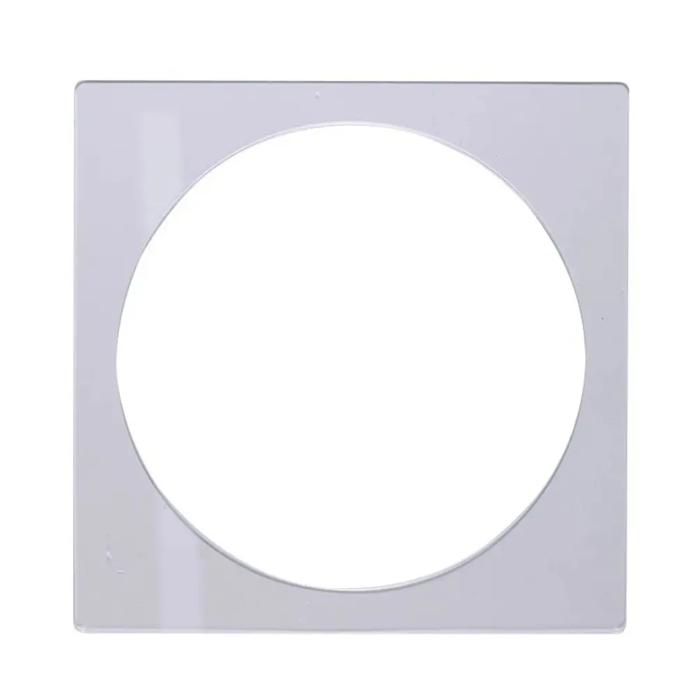 Reusable Square Acrylic Cake Discs Boards Transparent 6/7/8/9/10in Cake Scraper DIY Round Hole Pancake Molds Cream