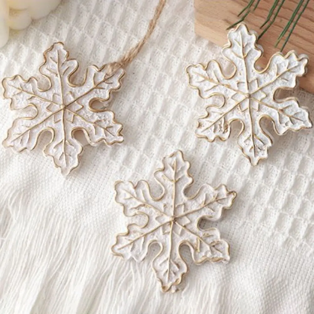 2 Pcs DIY Christmas Fridge Magnets Handmade Waterproof Xmas Refrigerator Sticker Painted Christmas Tree Ornaments New Year