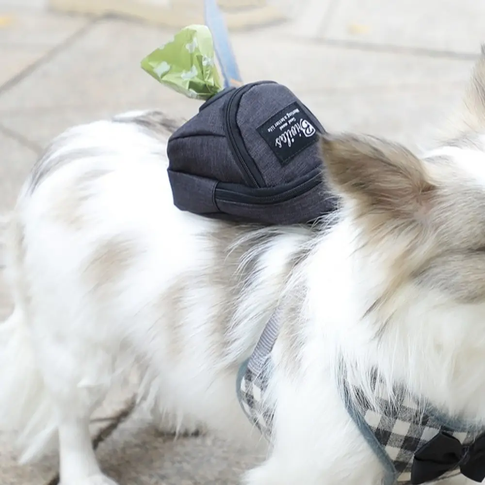 Portable Pet Dog Training Treat Pouch Multifunction Garbage Storage Puppy Snack Reward Waist Bag Durable Dog Poop Dispenser