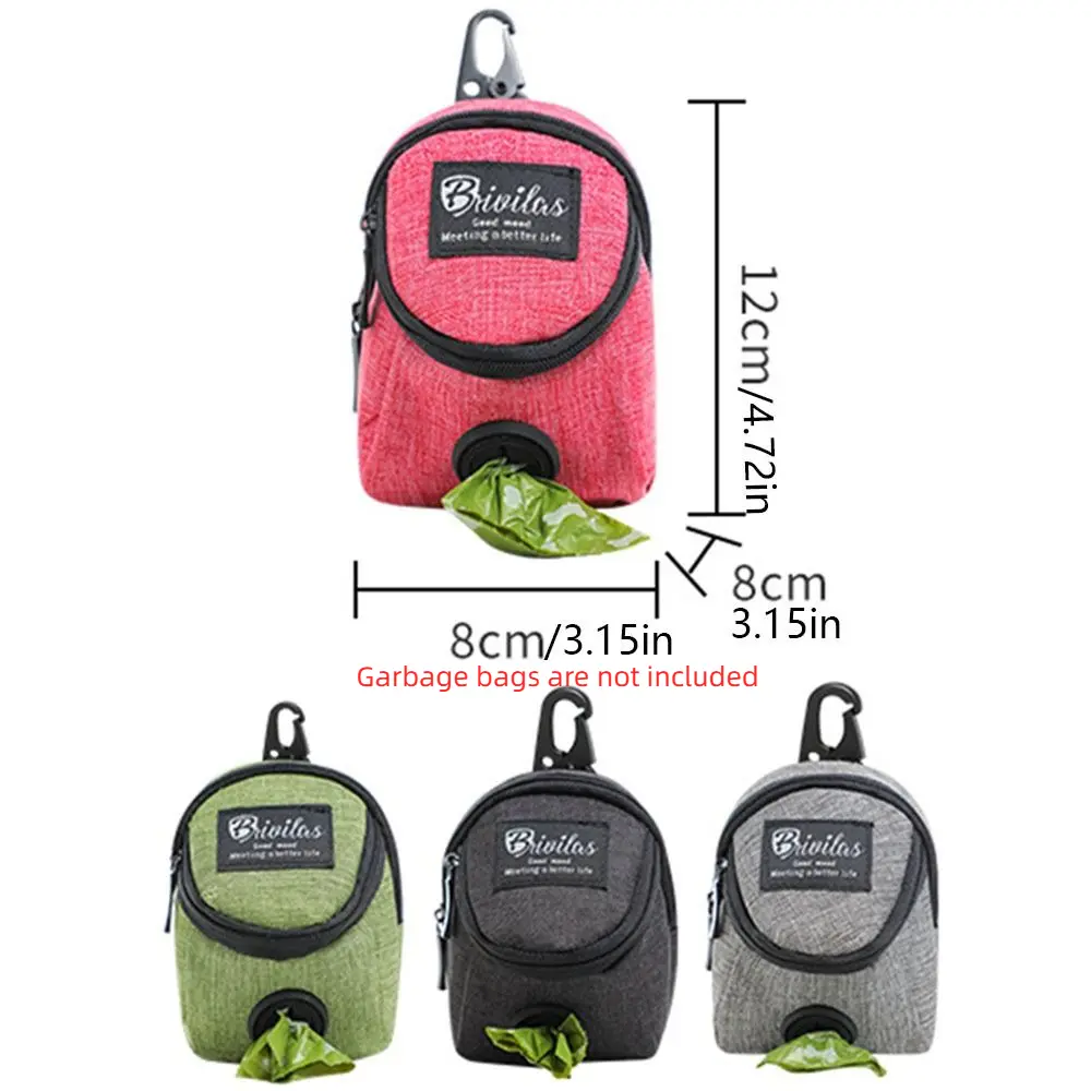 Portable Pet Dog Training Treat Pouch Multifunction Garbage Storage Puppy Snack Reward Waist Bag Durable Dog Poop Dispenser