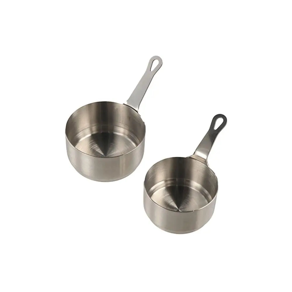 Multifunction Stainless Steel Sauce Cup Non-rust 50/80/100ML Sauce Dipping Bowl with Handle Seasoning Bowl Salad