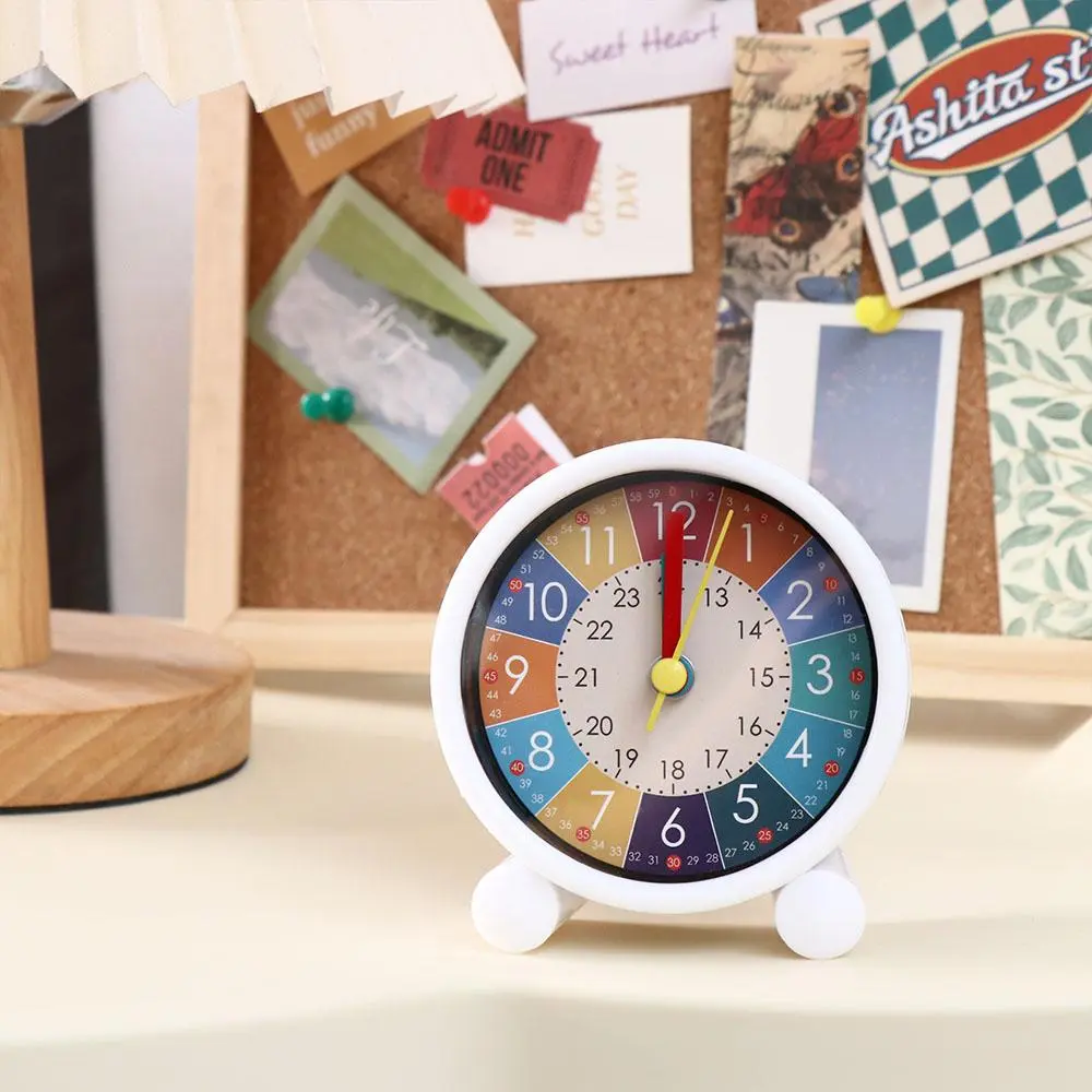 Wake-up Artifact Mute Alarm Clock Small Silent Learning Clock Creative Children Clock Children Educational