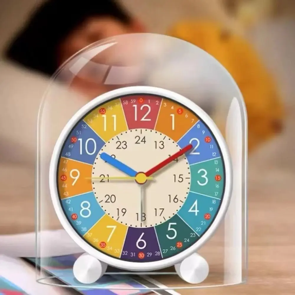 Wake-up Artifact Mute Alarm Clock Small Silent Learning Clock Creative Children Clock Children Educational